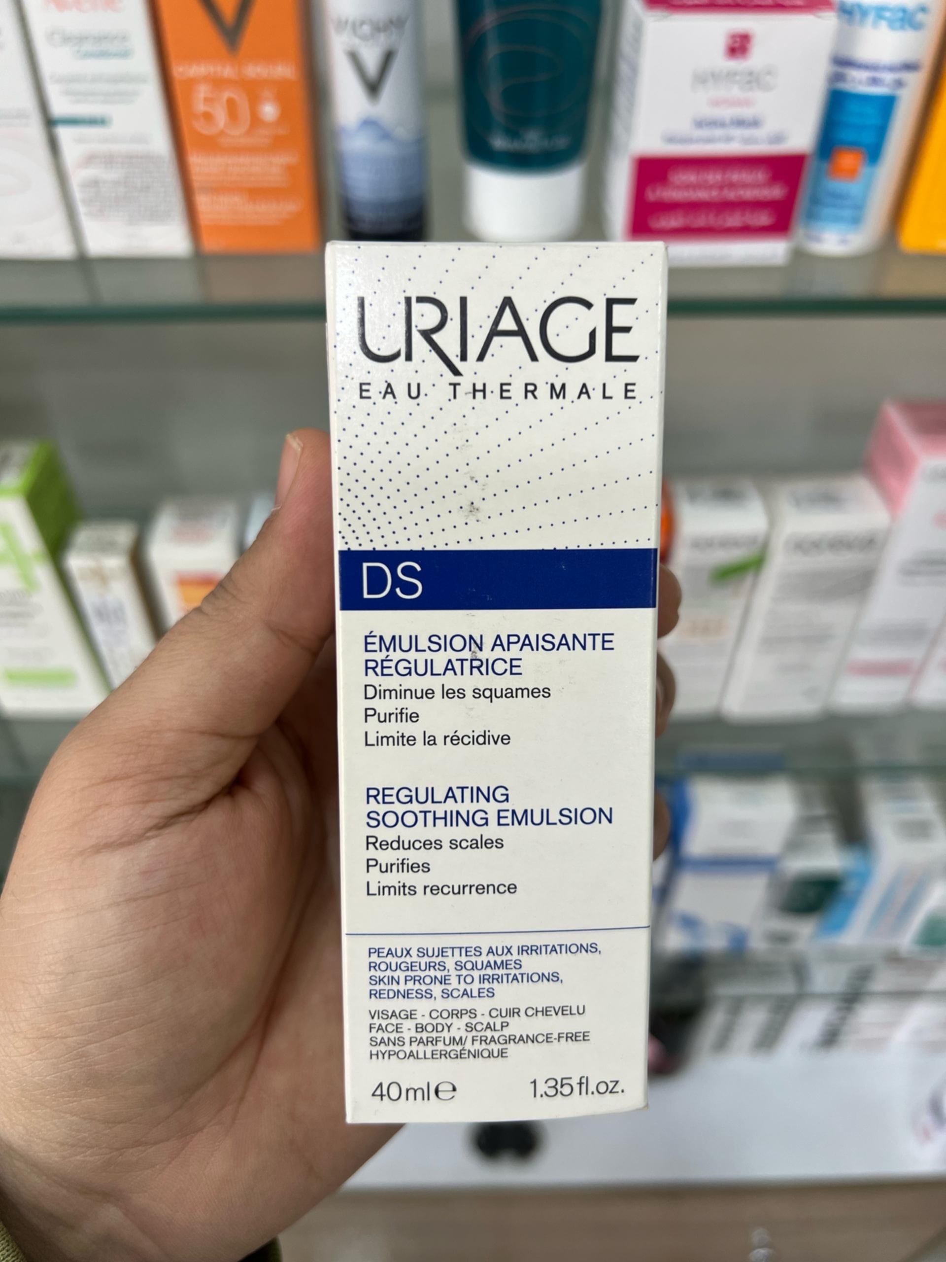 Uriage DS Émulsion Apaisante Régulatrice 40ml